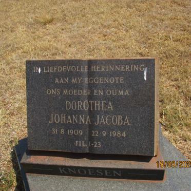 KNOESEN Dorothea Johanna Jacoba 1909-1984