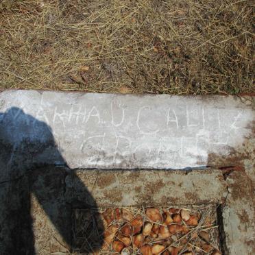 CALITZ Martha J. nee GROBLER 