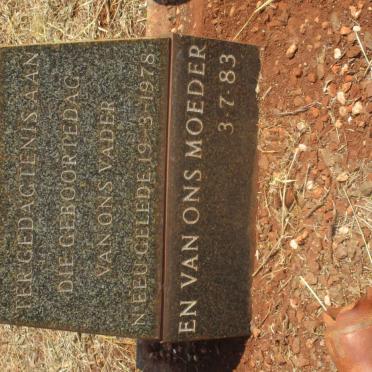 TOIT Michiel Josias, du 1878-1964 &amp; Alida Elizabeth LOTZ 1883-1942