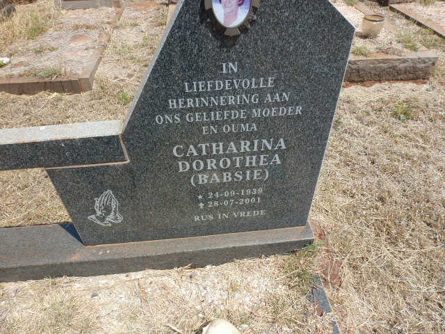 GROBLER Paul Nicolaas Johannes 1934-2007 &amp; Catharina Dorothea 1939-2001