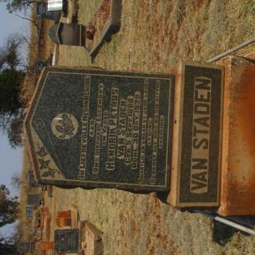 STADEN Hendrik Petrus, van 1880-1939