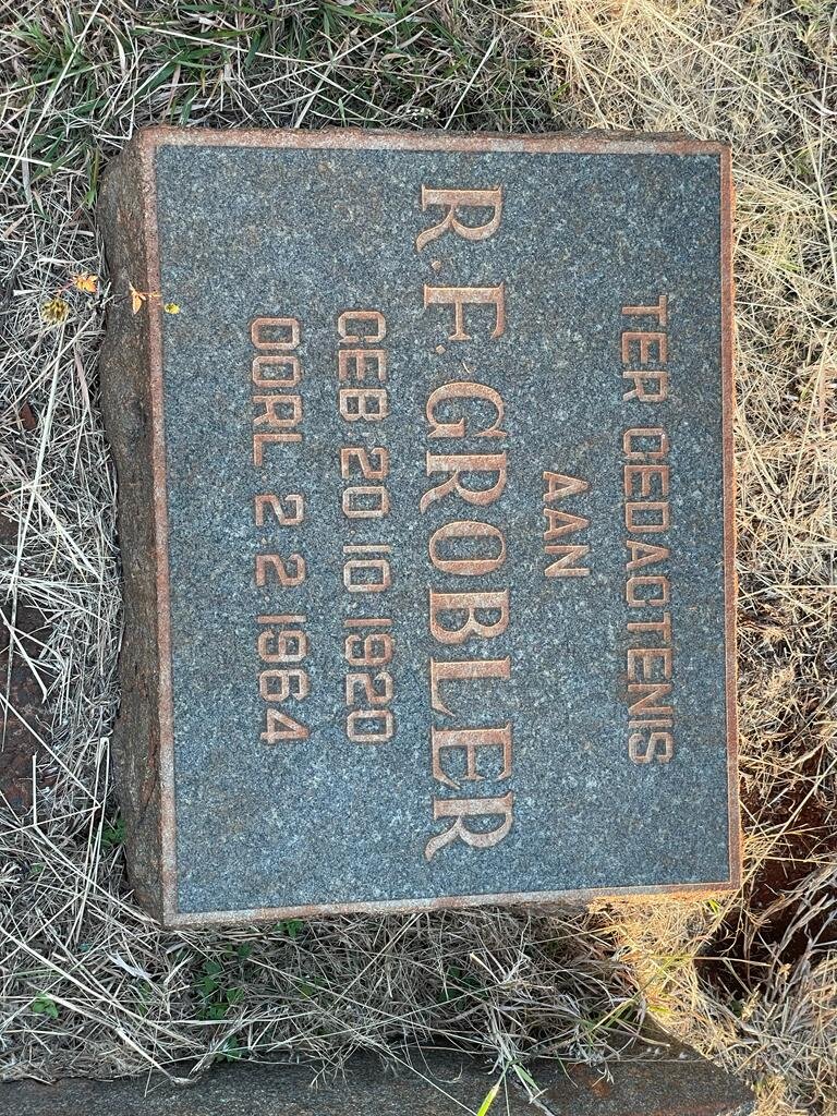 GROBLER R.F. 1920-1964