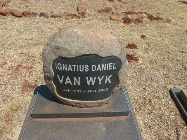 WYK Ignatius Daniel, van 1932-2002