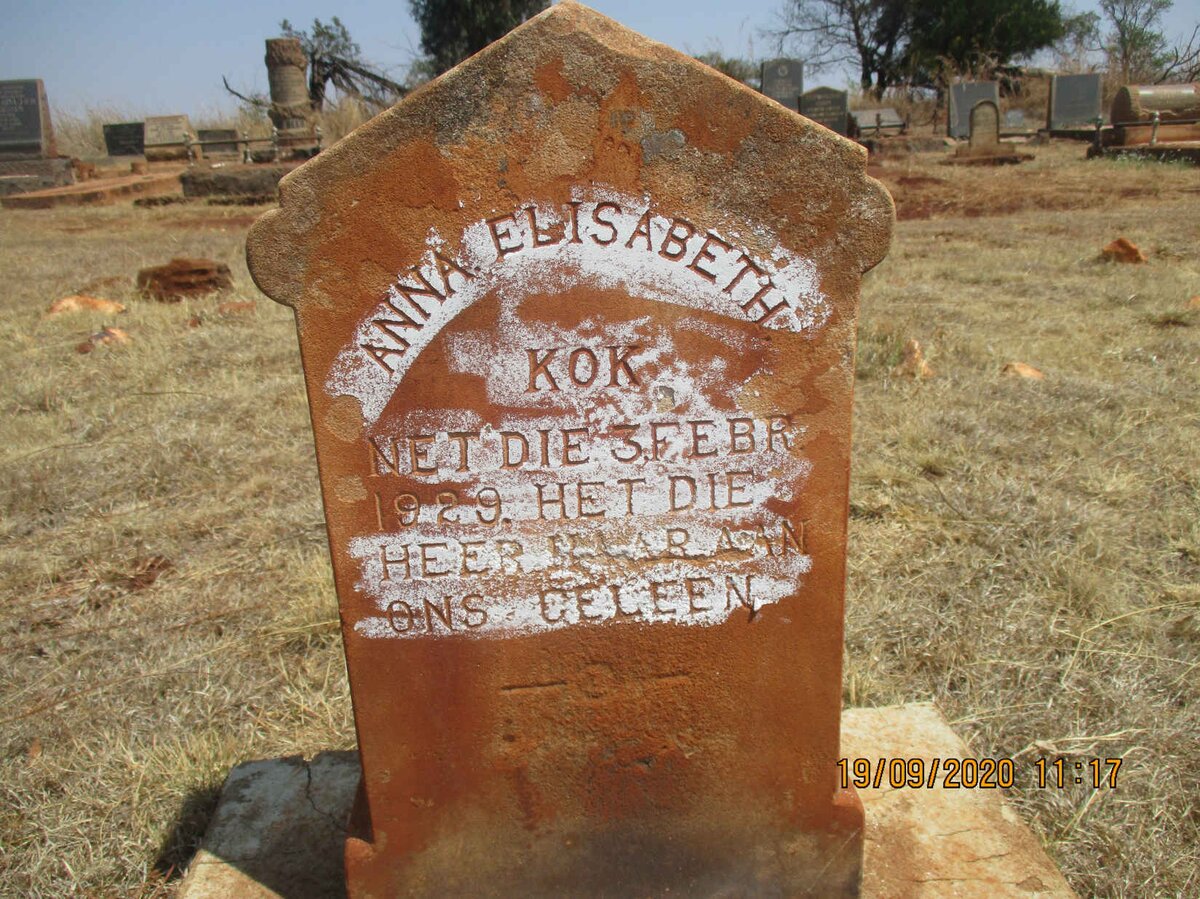 KOK Anna Elisabeth 1929-1929