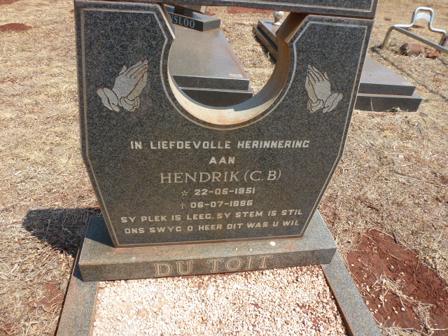 TOIT G.B., du 1951-1996