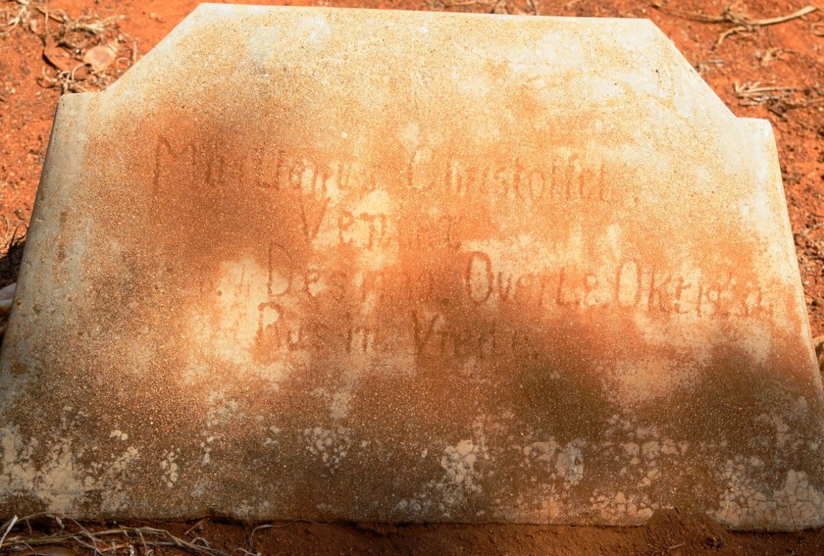 VENTER Marthinus Christoffel 1932-1934