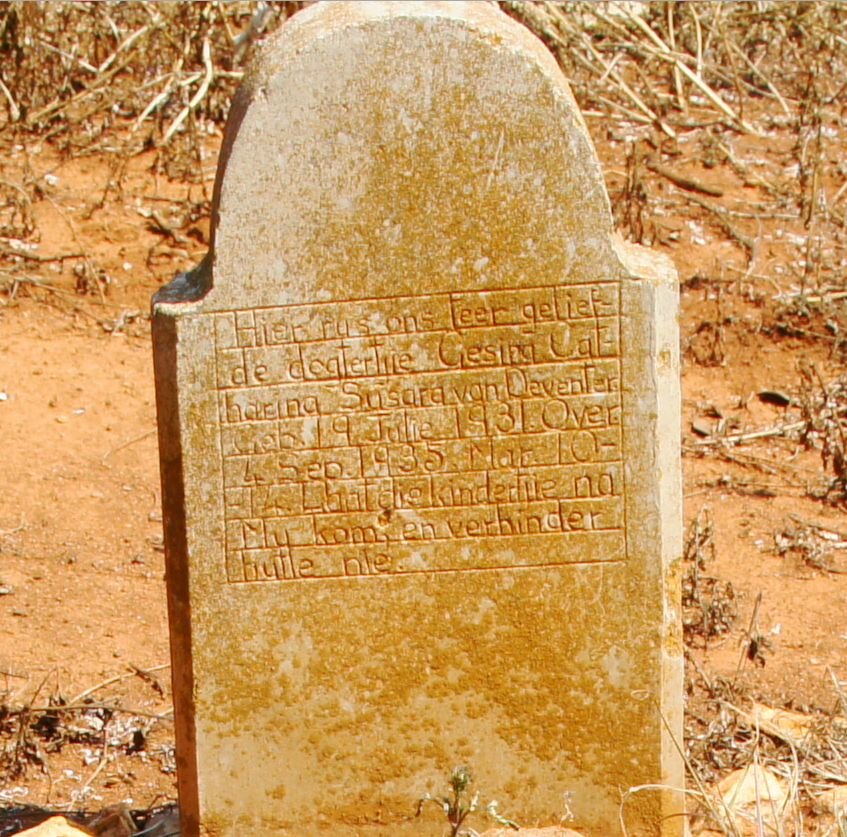 DEVENTER Gezina Catharina Susara, van  1931-1935