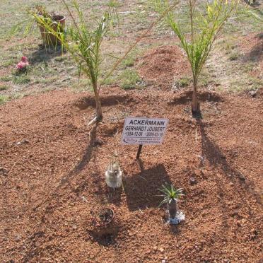 ACKERMANN Gerhardt Joubert 1954-2009