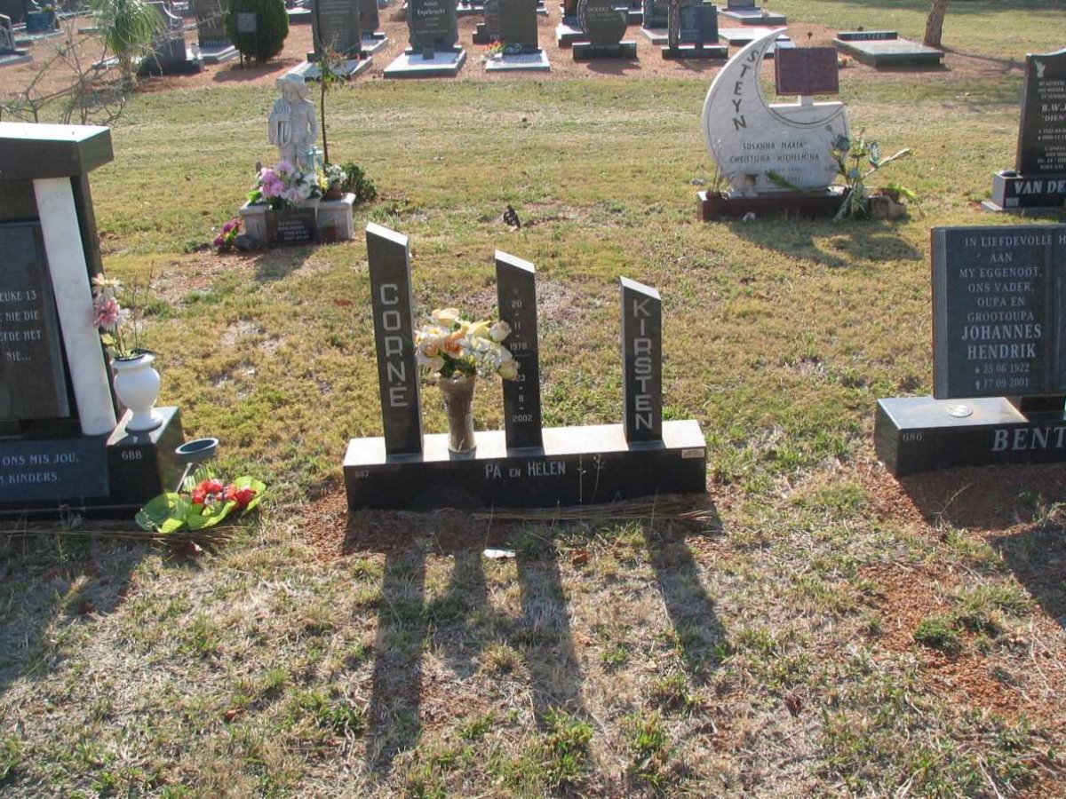 CORNÉ Kirsten 1978-2002