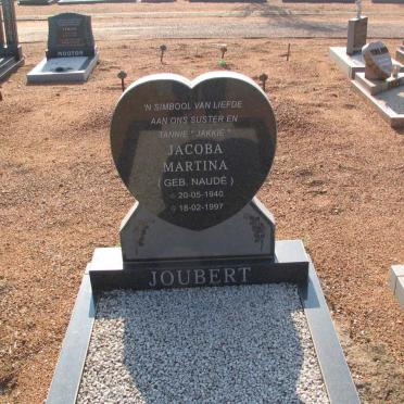 JOUBERT Jacoba Martina nee NAUDÉ 1940-1997
