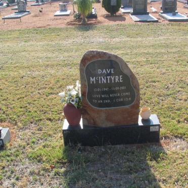 McINTYRE Dave 1947-2001