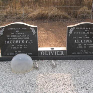 OLIVIER Jacobus C.J. 1916-1982 &amp; HELENA D. 1919-1997