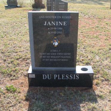PLESSIS Janine, du 1984-2002