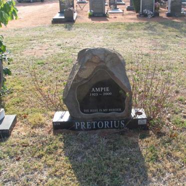 PRETORIUS Ampie 1925-2000