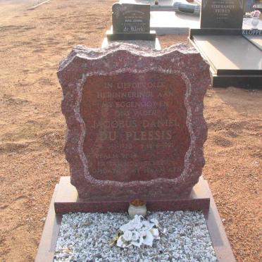 PLESSIS Jacobus Daniel, du 1920-1991