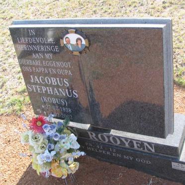 ROOYEN Jacobus Stephanus, van 1938-2002
