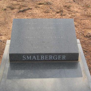 SMALBERGER Johan Andries 1917-1981