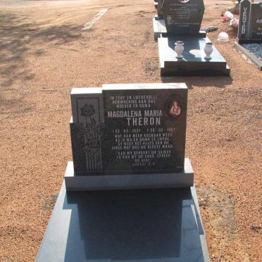 THERON Magdalena Maria 1937-1997