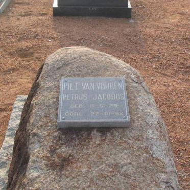 VUUREN Petrus Jacobus, van 1928-1992 