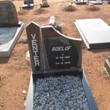 VENTER Roelof 1919-1996
