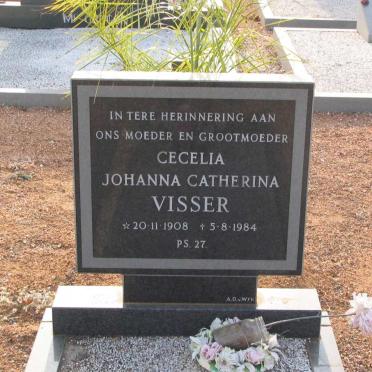 VISSER Cecelia Johanna Catherina 1908-1984