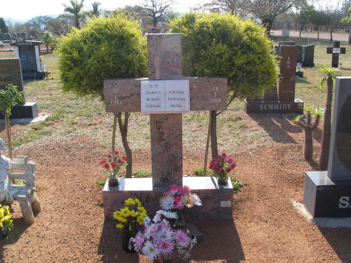 ? Gerda, van 1963-2003