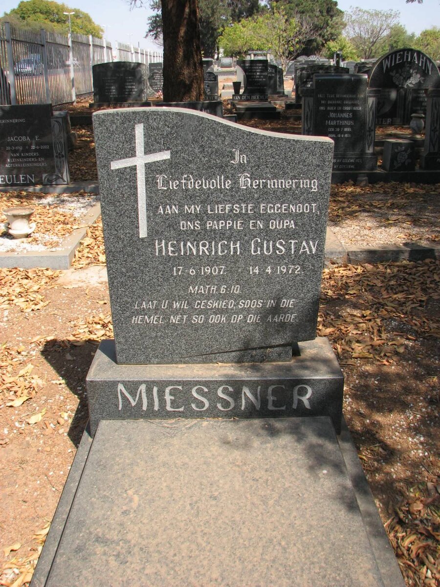 MIESSNER Heinrich Gustav 1907-1972