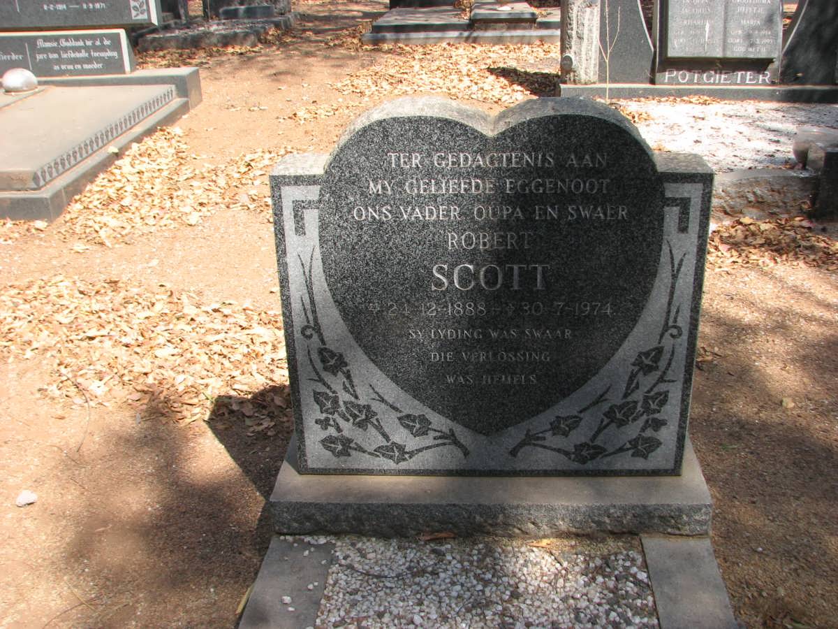 SCOTT Robert 1888-1974
