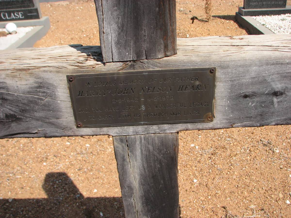 HEARN Harry John Nelson 1942-1978