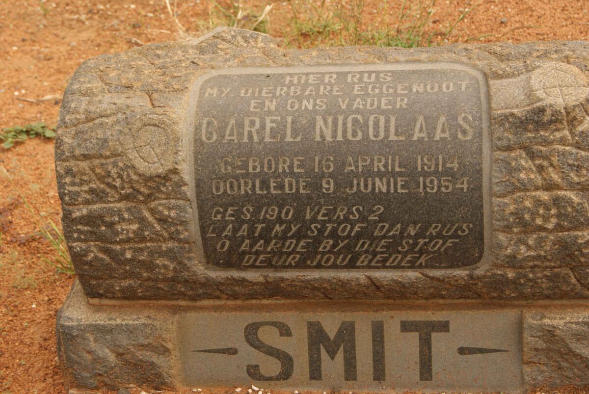 SMIT Carel Nicolaas 1914-1954