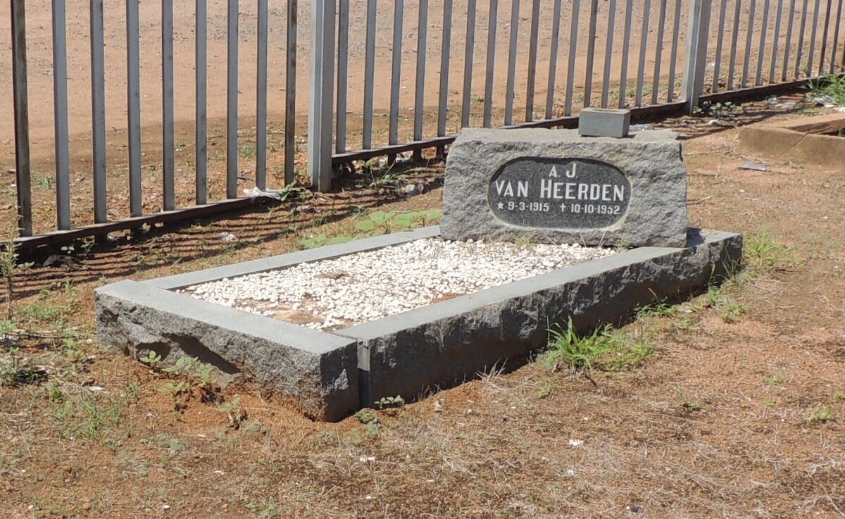 HEERDEN Abraham Jacobus, van 1915-1922