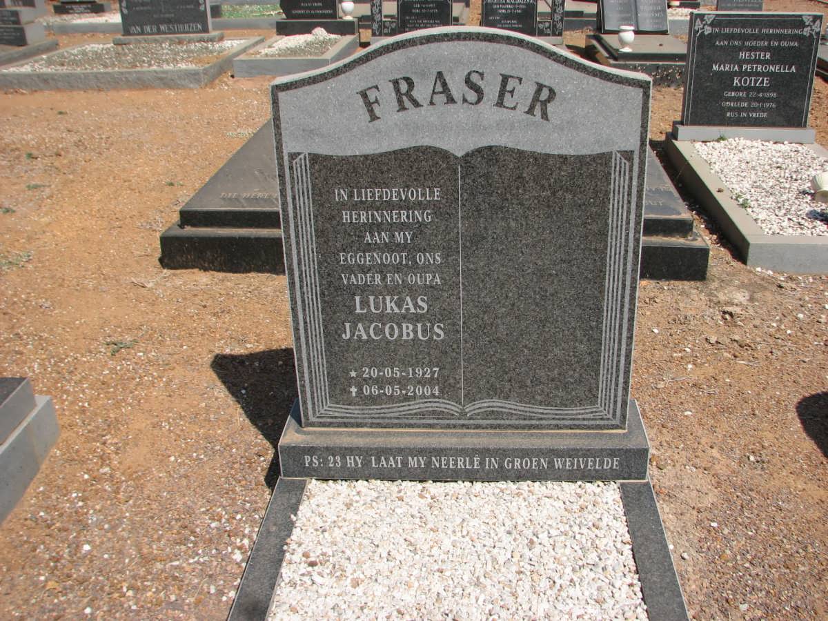 FRASER Lukas Jacobus 1927-2004