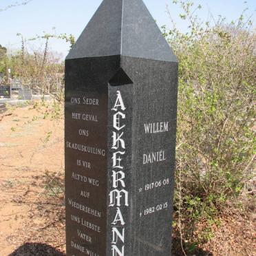 ACKERMANN Willem Daniel 1917-1982