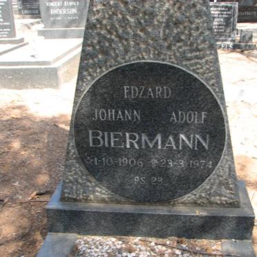 BIERMANN Edzard Johann Adolf 1906-1974