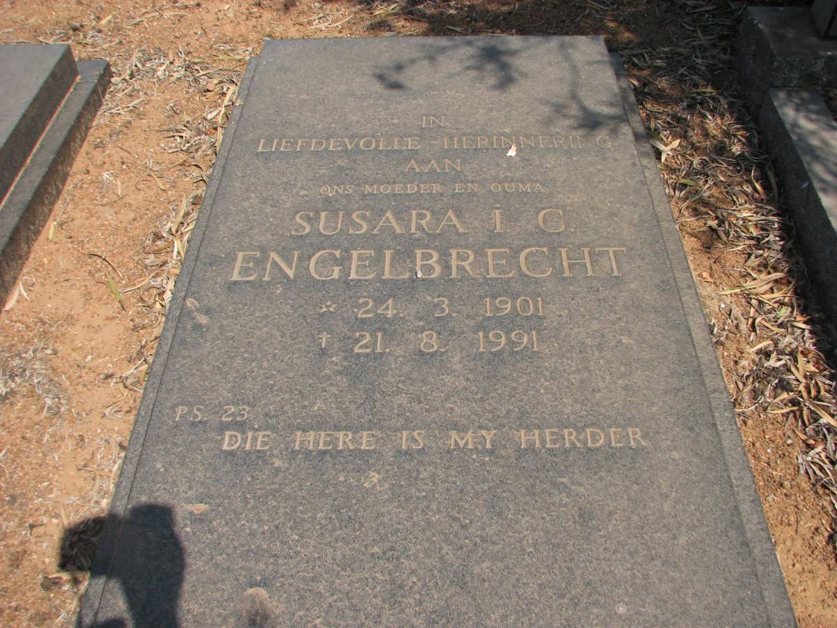 ENGELBRECHT Susara I.C. 1901-1991