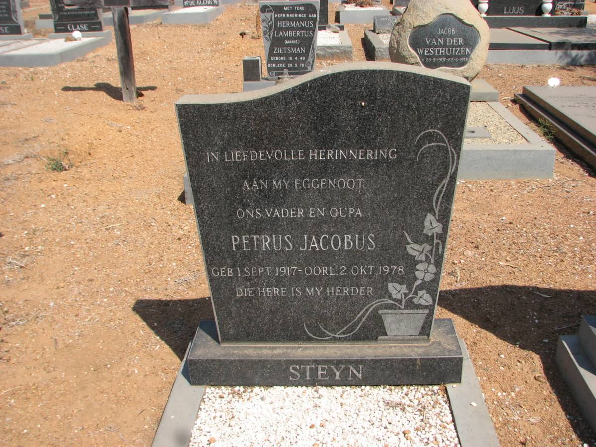 STEYN Petrus Jacobus 1917-1978