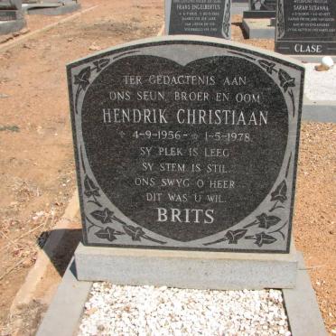BRITS Hendrik Christiaan 1956-1978