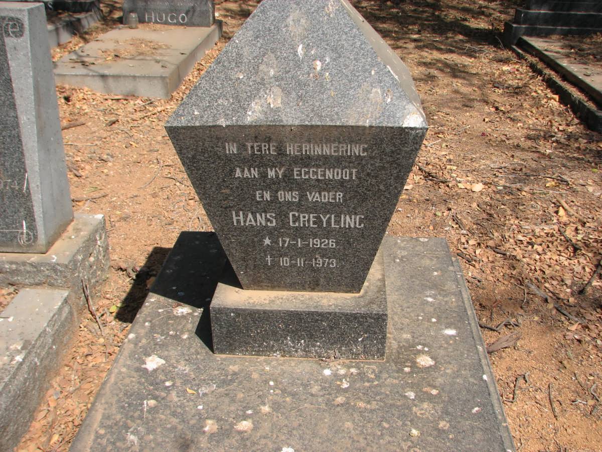 GREYLING Hans 1926-1973