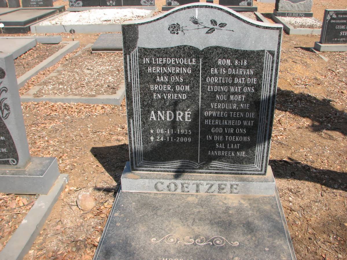 COETZEE André 1935-2009