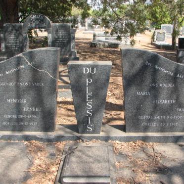 PLESSIS Jan Hendrik, du 1899-1973 &amp; Maria Elizabeth SMITH 1907-1987