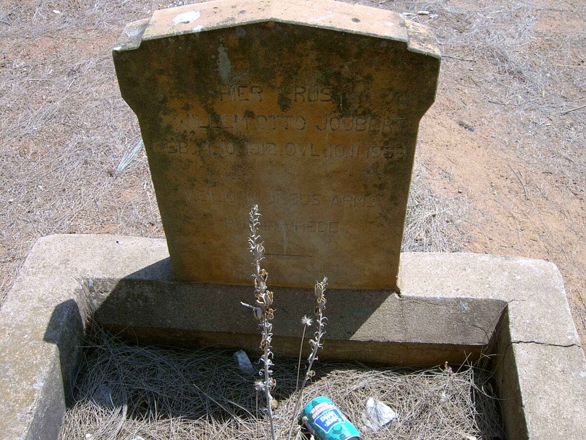 JOUBERT Willem Otto 1912-1930