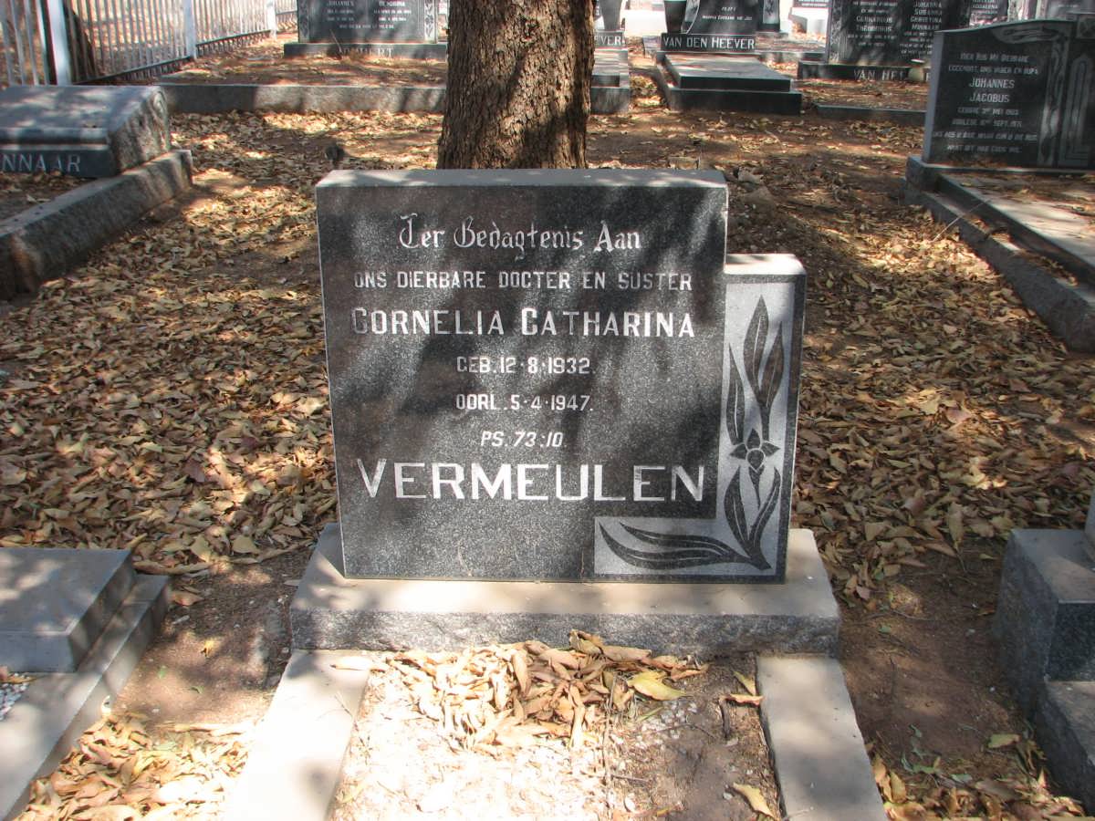 VERMEULEN Cornelia Catharina 1932-1947