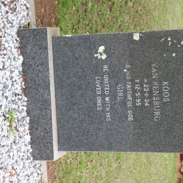 RENSBURG Koos, van 1934-1995