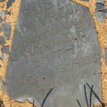 SMITH Wynand F. 1888-1952