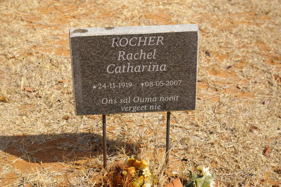ROCHER Rachel Catharina 1919-2007