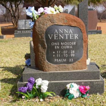 VENTER Anna 1928-1999