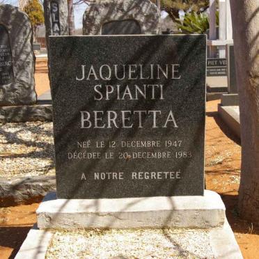 BERETTA Jaqueline Spianti 1947-1983