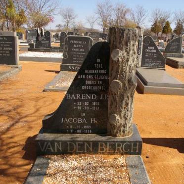 BERGH Barend J.P., van den 1901-1961 &amp; Jacoba H. 1909-1998