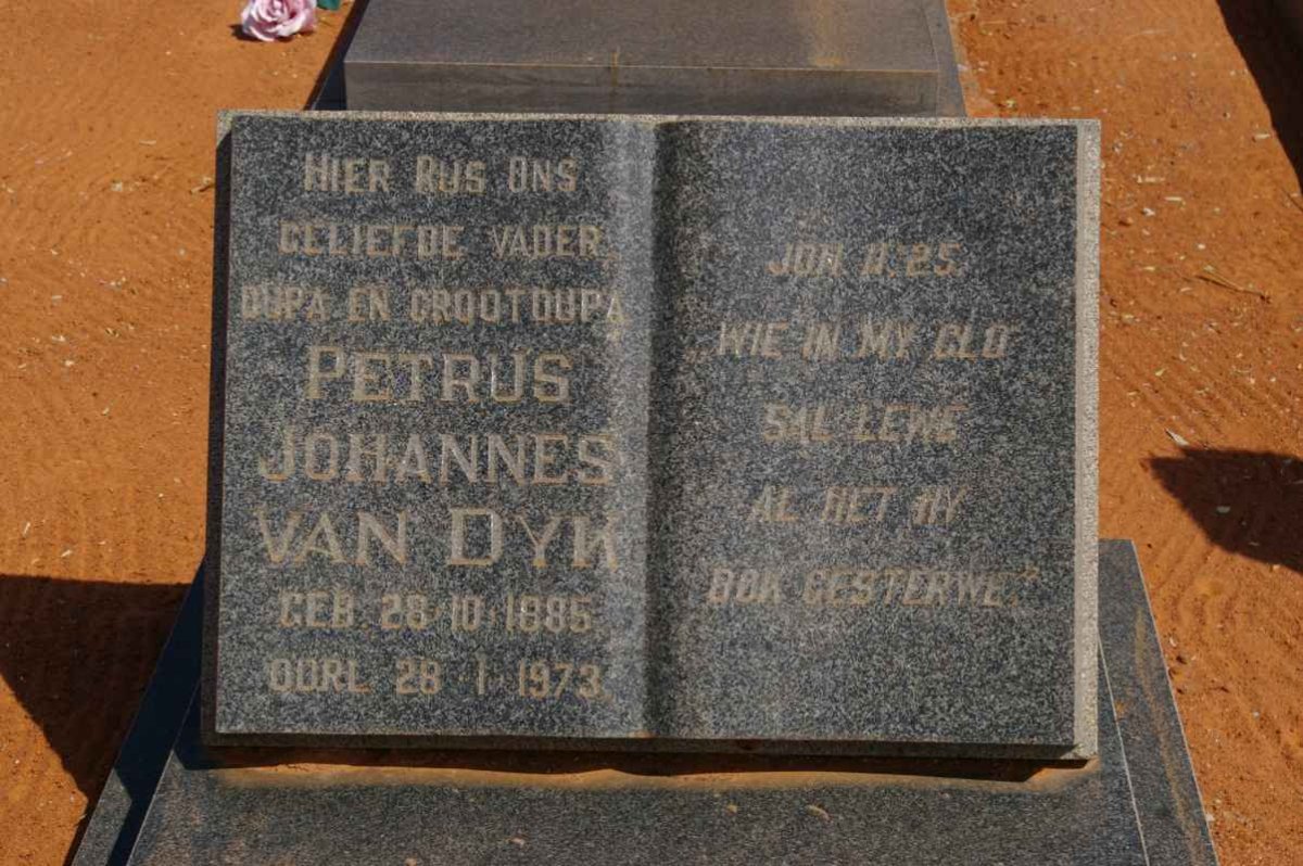 DYK Petrus Johannes, van 1885-1973