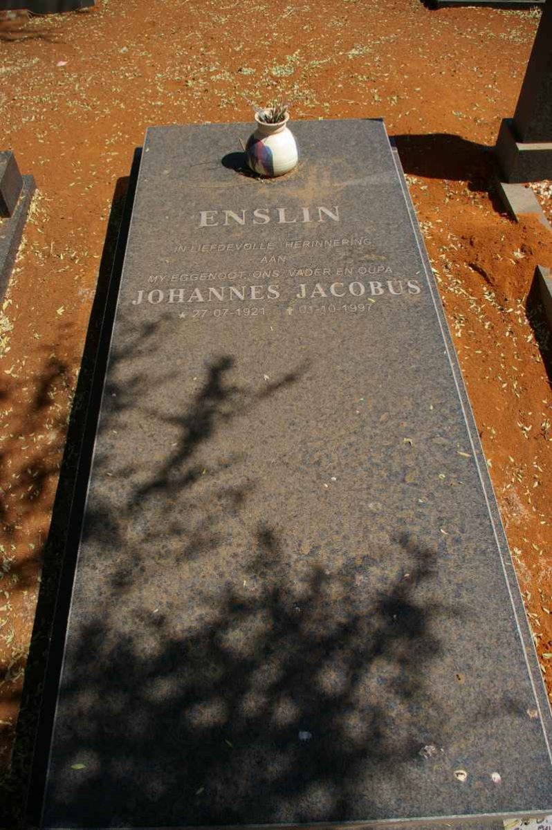 ENSLIN Johannes Jacobus 1921-1997